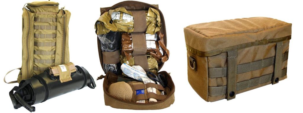 MARC provides commercial sewing services for military first-aid kits and various bags and pouches.